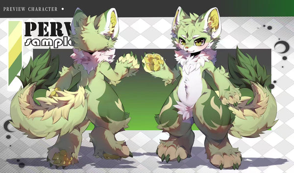 Kemono Drachen-Schwanz Bestie Komplettset Nr.013